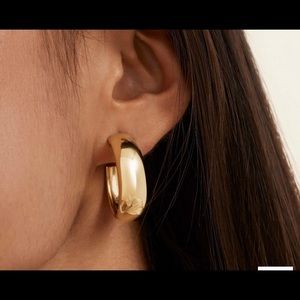 Mejuri Chunky Hoops NWOT